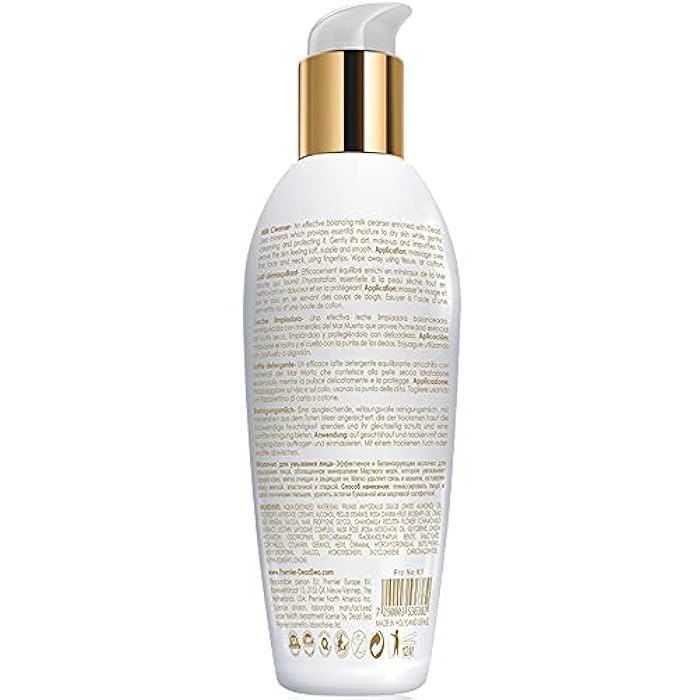 Premier Dead Sea Cleansing Milk, gentle face Cleanser & Make-up remover milk cleanser for face, sensitive and all Skin types, Classic collection skin care 8.45fl oz - Image 3