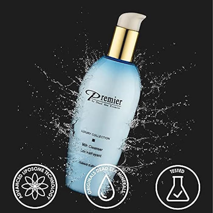 Premier Dead Sea Cleansing Milk, gentle face Cleanser & Make-up remover milk cleanser for face, sensitive and all Skin types, Classic collection skin care 8.45fl oz - Image 5