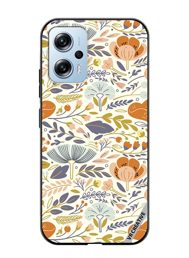 Protective Case Cover For Xiaomi Poco X4 GT Orangiea Design Multicolour