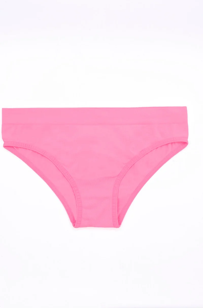 NBB Neon Light Pink Turquoise Orange Seamless 3-Piece Panties