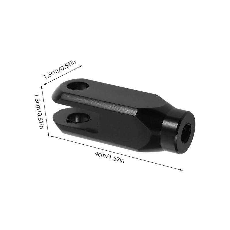 Aluminum Alloy Black U Shaped Motorcycle Brake Lever Tip For Dirt Bike Moped - Image 3