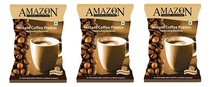 Atlantis Amazon 3 In 1 Instant Coffee Premix Powder (Premix Has Milk, Coffee And Sugar) 3 Kg For Vending Machines, Bag - Image 1