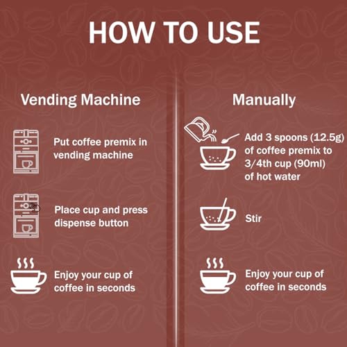 Atlantis Amazon 3 In 1 Instant Coffee Premix Powder (Premix Has Milk, Coffee And Sugar) 3 Kg For Vending Machines, Bag - Image 5