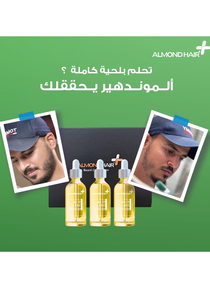 Almond Hair Beard Growth Kit 150ml  - Image 3