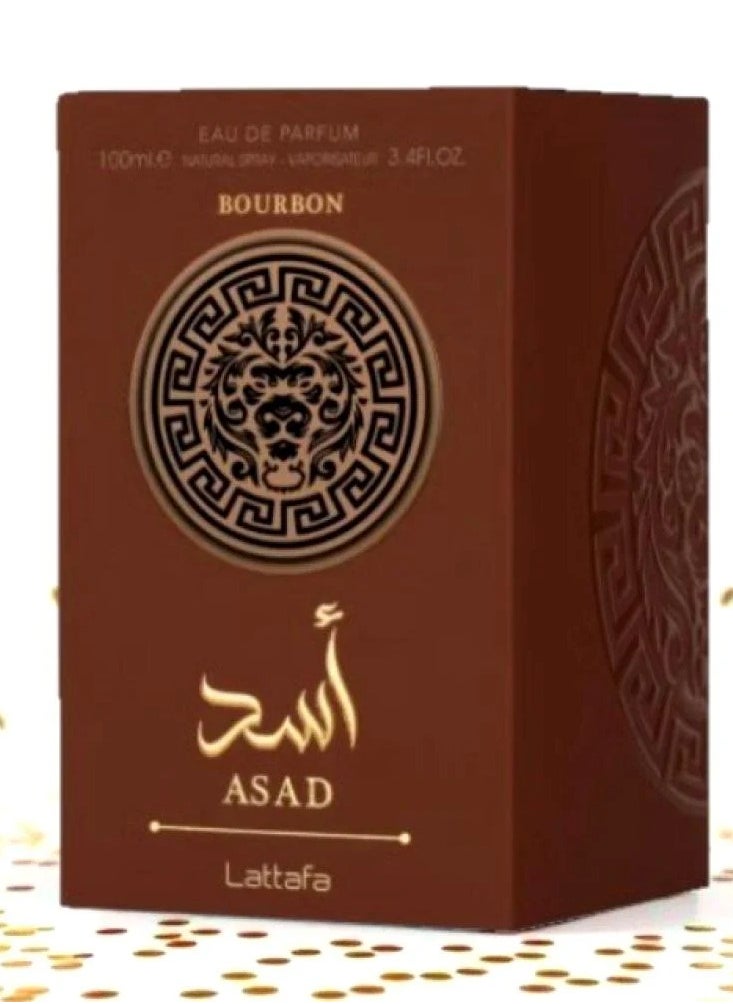 لطافة عطر اسد بوربون  من لطافه او دي برفيوم 100مل عطر رجالي فاخر  - Image 2