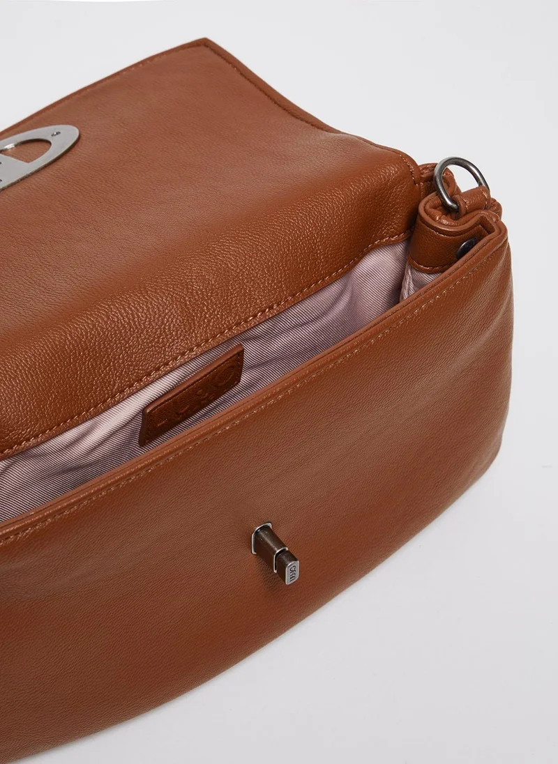 ليو جو Brown shoulder bag