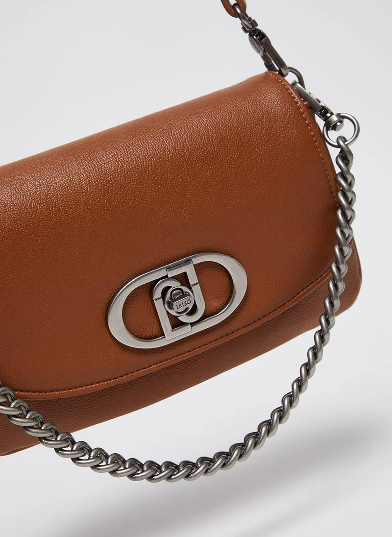 ليو جو Brown shoulder bag