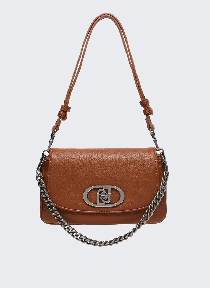 ليو جو Brown shoulder bag
