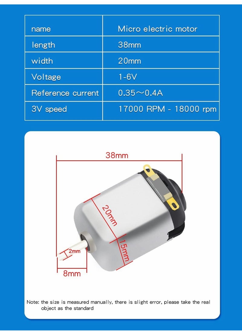 Mini DC Motor 5 Pcs 1V-6V 18000 RPM Mini Electric Motor High Torque Magnetic Powered Motor - pzsku/ZD11CC0C16F592CAA7518Z/45/_/1716943314/28dff344-8618-4174-ad74-ef904cdf4087