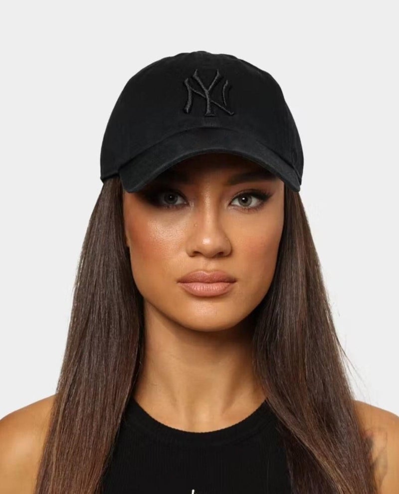 Takı Dükkanı Jewelry Shop Black Ny Cap Black Embroidered Unisex Hat CP220  - Image 1