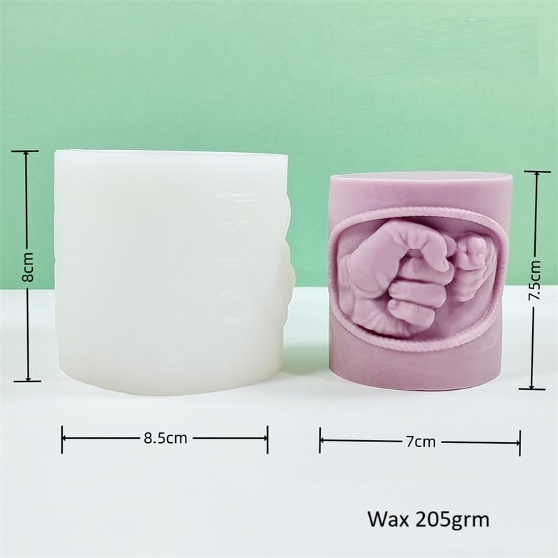 FirstTry FirstTry Candle Mold I 3D Fondant Best Dad in The World Silicone Plaster Epoxy Mould I Special for Father’s Day I for DIY Handmade Ornament Chocolate Cake Décor Aromatherapy Soap Resin Art Crafts - Image 2