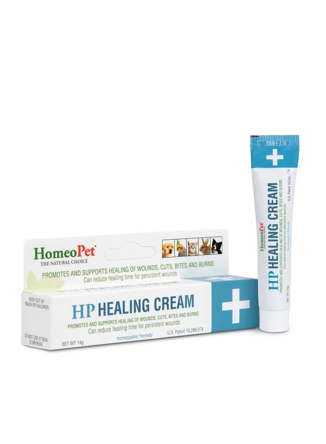 HomeoPet HP Healing Cream, Natural Support for Pet Wound Healing, Skin-Healing Cream for Dogs and Cats, 14 Grams - Image 1