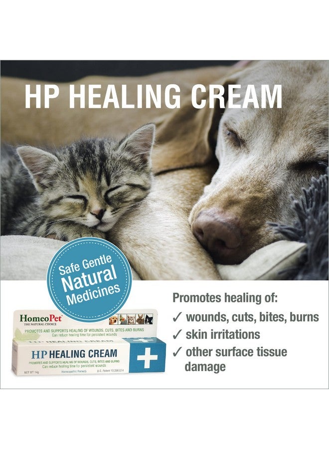 HomeoPet HP Healing Cream, Natural Support for Pet Wound Healing, Skin-Healing Cream for Dogs and Cats, 14 Grams - Image 2
