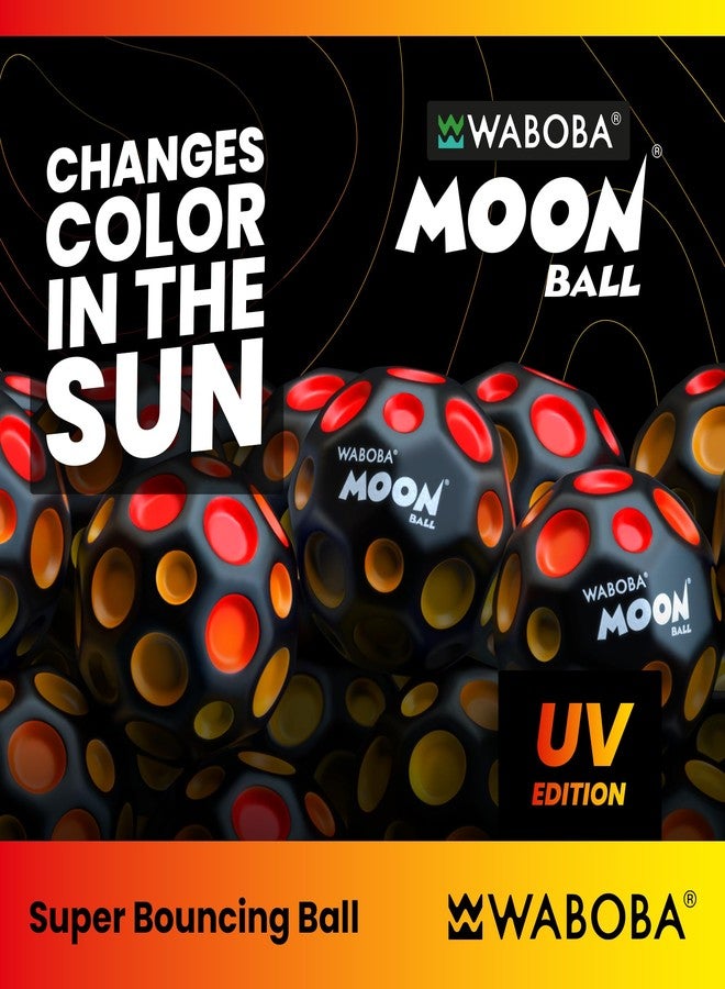 Waboba UV Moon Ball - Changes Color in The Sun - Super Bouncy Ball for Kids and Teens - Outdoor Sports Toy Gift - Image 2
