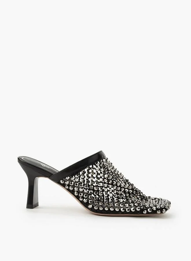 Celeste Women Flared Heel Mule