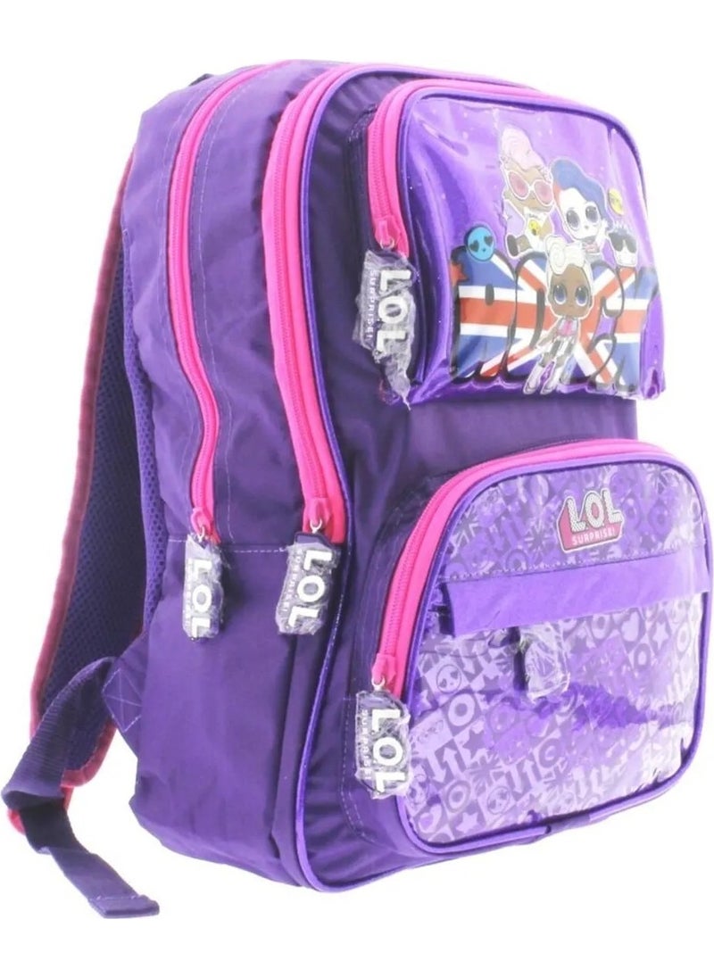 L.O.L. SURPRISE! Purple School Bag-Lunch Box-Pencil Case Set  - Image 2