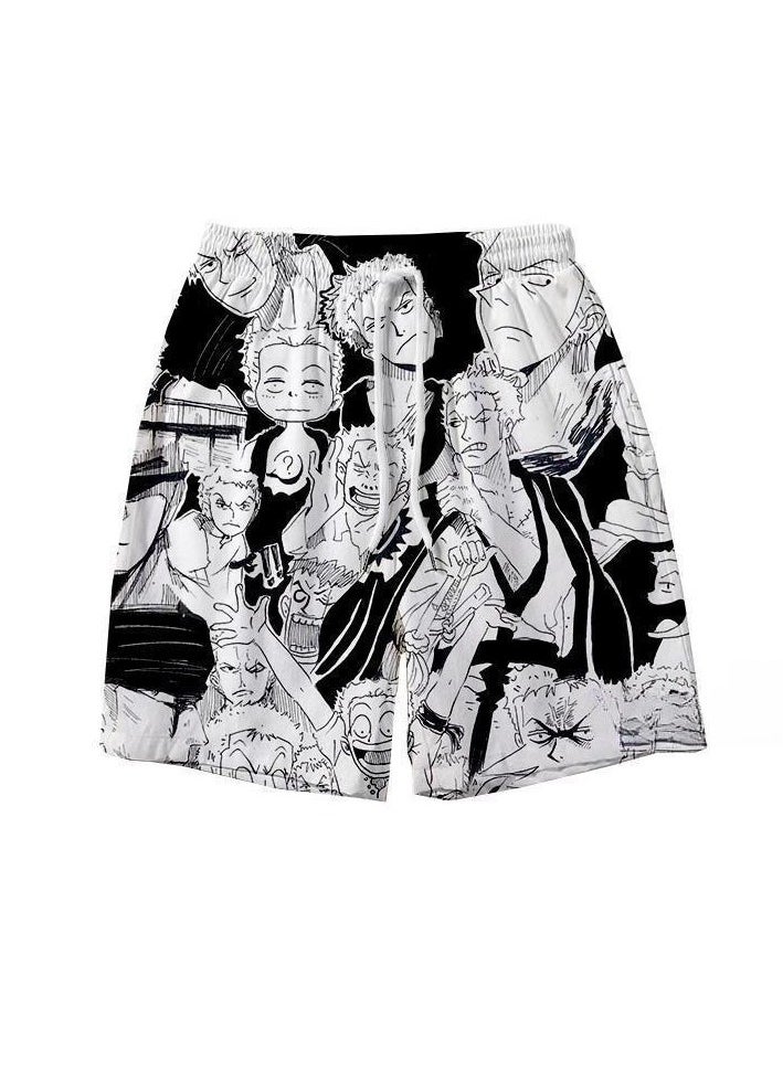 KUYING Summer One Piece Loose Home Five Guarter Shorts  - Image 1