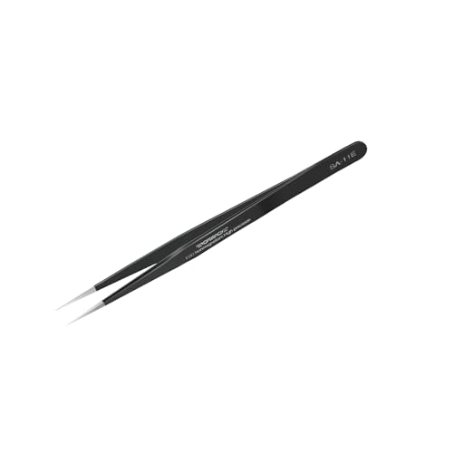 TOWOT Precision Tweezers, Pointed Tweezers for Electronics, Anti-static Stainless Steel Long Tweezers for Crafts, Soldering, Welding, and Jewelry Making Industrial Tweezers - Image 1