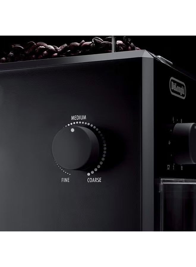 ديلونجي Electric Coffee Grinder With Fineness Selector KG79 150 W , Burr Grinding System , 12 Cups Capacity  Black 150 W KG79 Black - Image 3