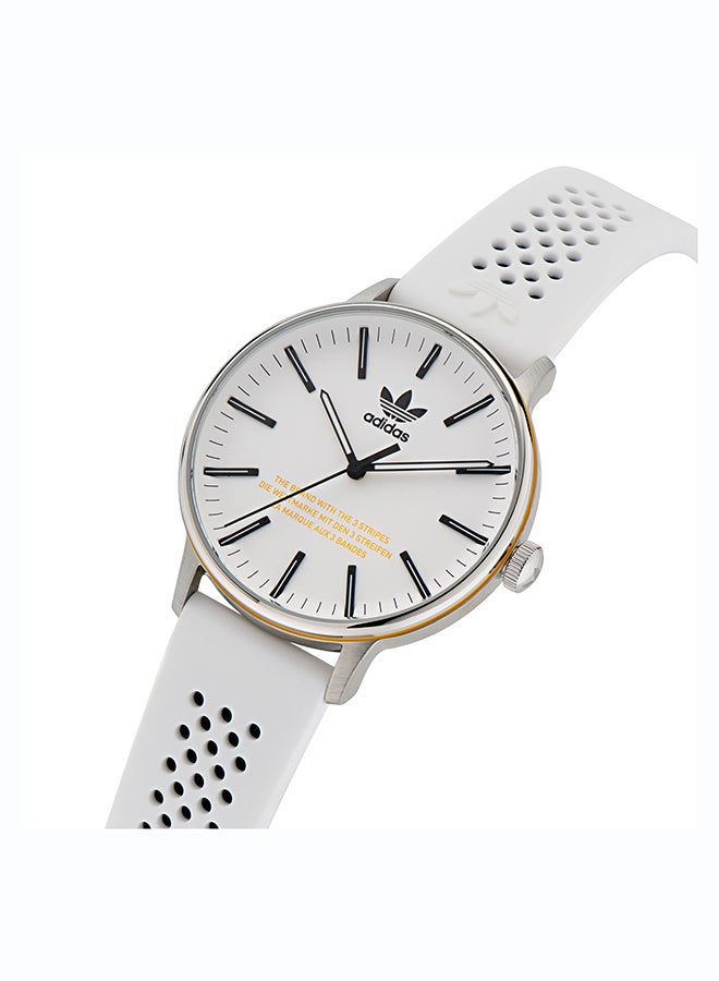 Adidas Uw Code One Slv Cs Wht Dl 38Mm Qtz Wht Slcn Ss24 - Image 5
