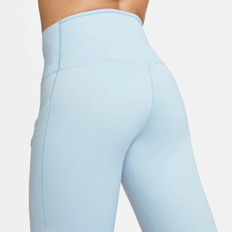 Nike Blue Women's Go Firm-Support Mid-Rise Full-Length Leggings for Women | Best Price UAE