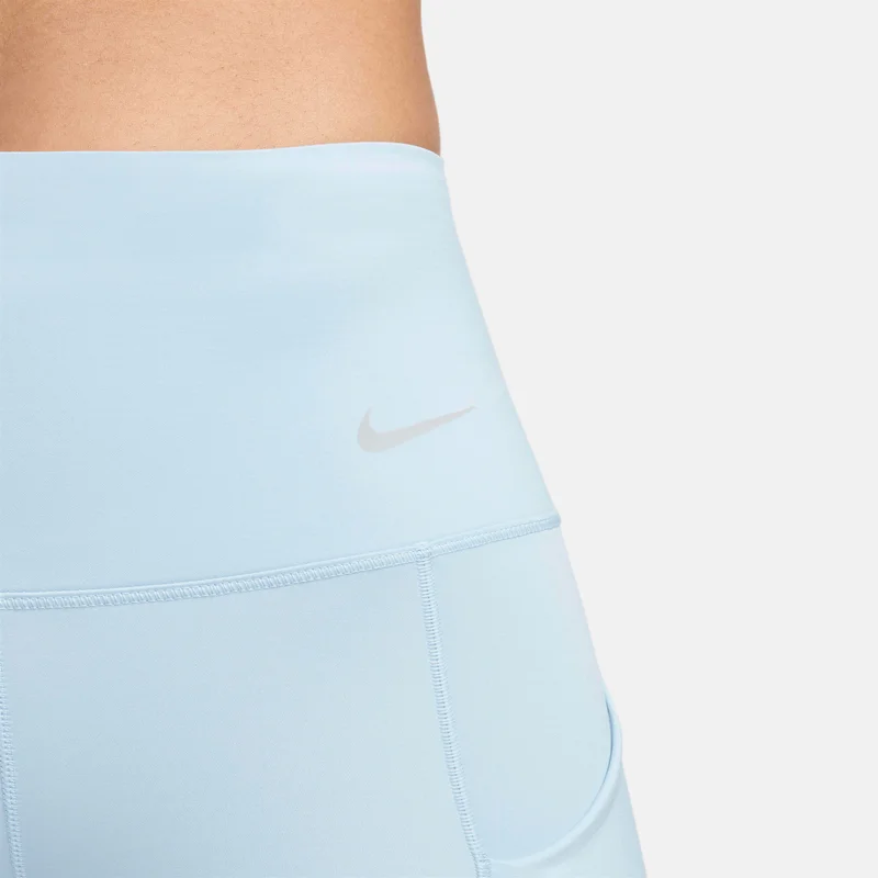 Nike Blue Women's Go Firm-Support Mid-Rise Full-Length Leggings for Women | Best Price UAE