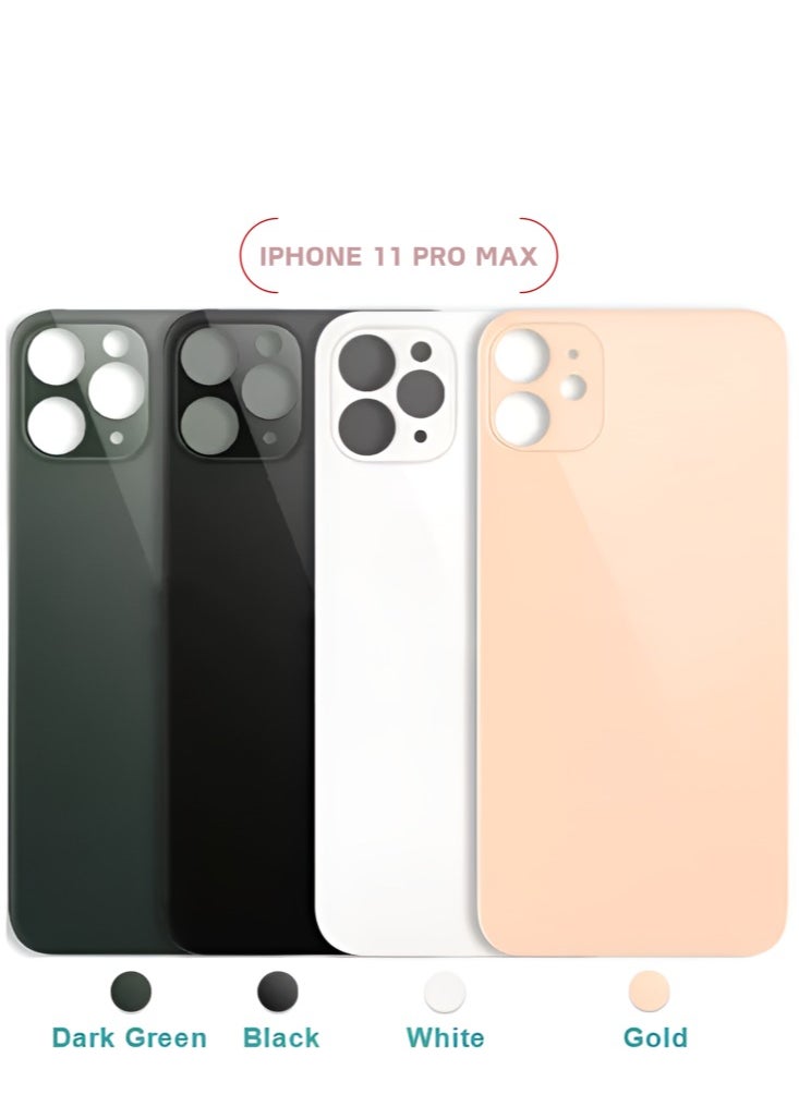 M.H.Q IPHONE 11 PRO MAX BLACK BACK COVER 