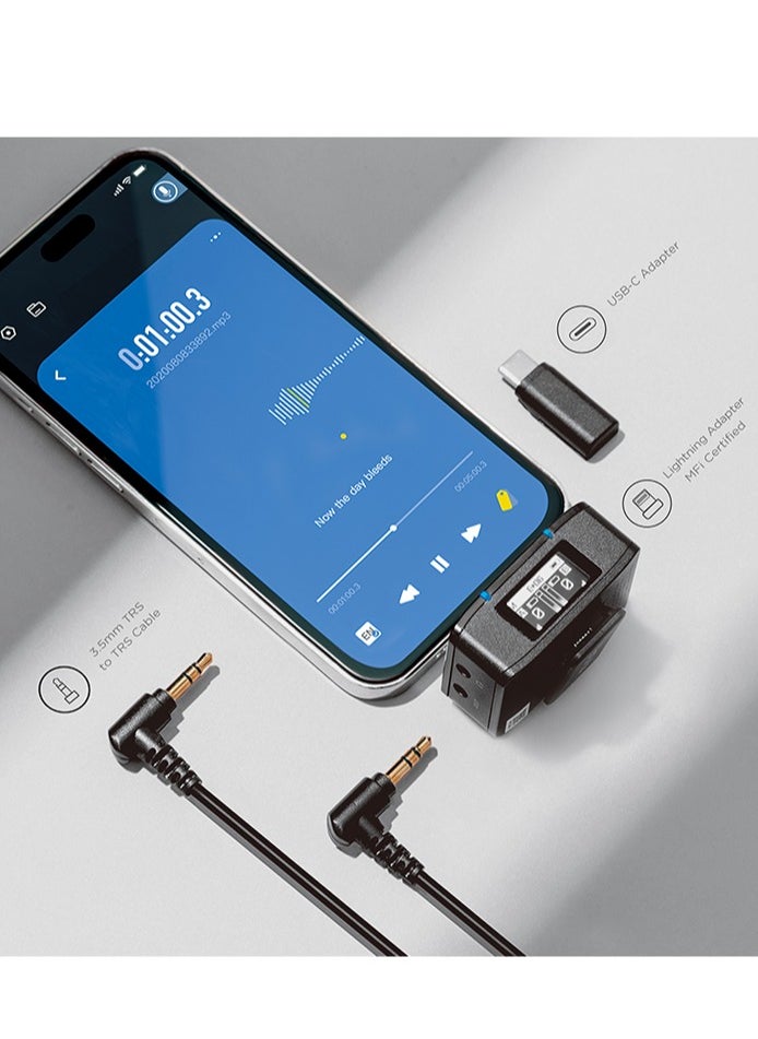 BOYA - BOYAMIC  All-in-One Wireless Mic with On-Board REC - Image 1