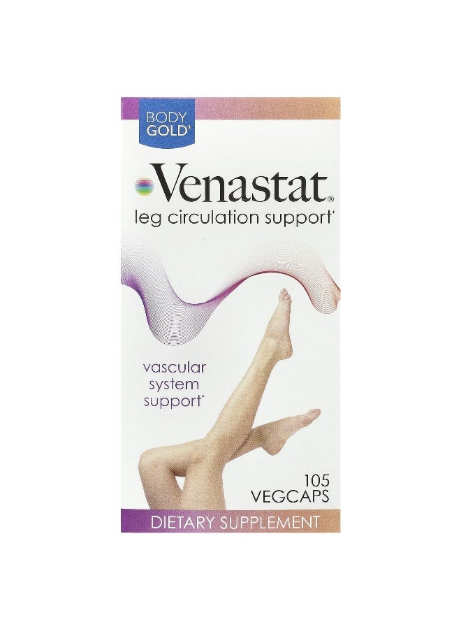 Body Gold بودي جولد، دعم الدورة الدموية للساقين فينستات®، 105 كبسولة نباتية - Image 1
