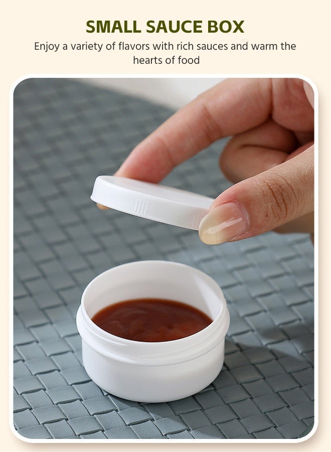 سوفت تاتش صندوق غداء للأطفال من الفولاذ المقاوم للصدأ، صندوق بينتو للأطفال الصغار بمقبض، حاوية طعام للأطفال بغطاء، صندوق وجبات خفيفة للأطفال مع كوب صلصة وملعقة للسفر إلى المدرسة والمنزل (أخضر) - Image 5