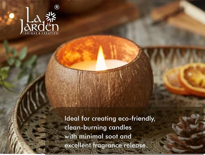 La Jarden 100 Pure Unrefined Creamish White Beeswax Raw Organic Blocks for Candle Making Biodegradable Health and Beauty Purpose 100 Grams - Image 3