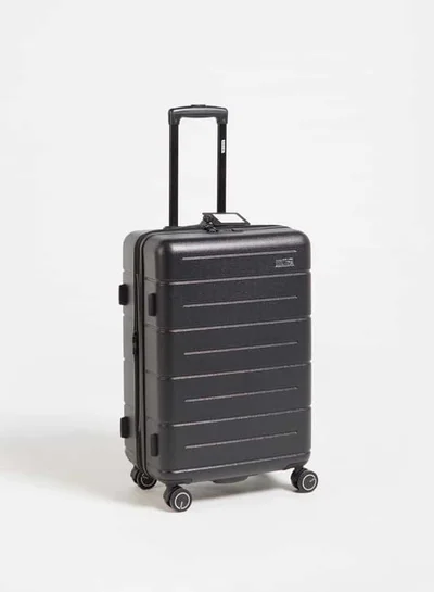 Wave Women Textured Hardcase Luggage Trolley Bag with Retractable Handle