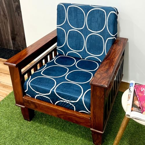 AMAZE ATTIRES Stretchable/Spandex Printed Sofa Slip Cover, Pack of 10 Sofa seat Covers can use for livingroom, Couch, Wooden Sofas & Offices (Design 19) - Image 1