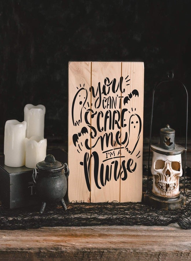 Stencil Revolution Can't Scare Me I'm A Nurse Stencil - Reusable Stencils for Painting - Create DIY Can't Scare Me I'm A Nurse Home Decor - Image 3