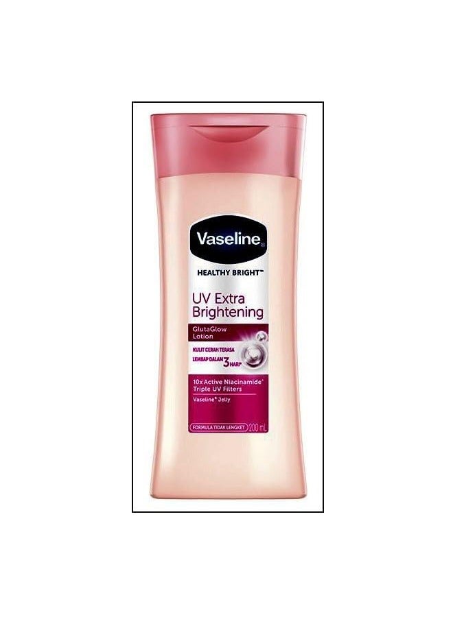 Vaseline Healthy Bright UV Extra Brightening Gluta Glow Body Lotion 200 ml