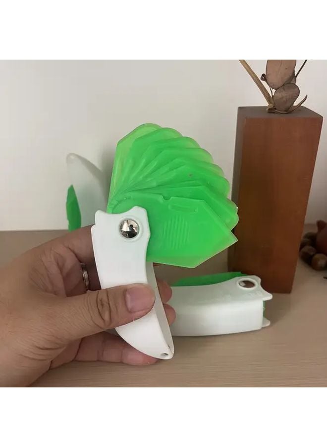 9 In 1 Green Silicone Caulking Tool Kit With V Groove Scraper Foldable Finger Applicator Set - Image 2