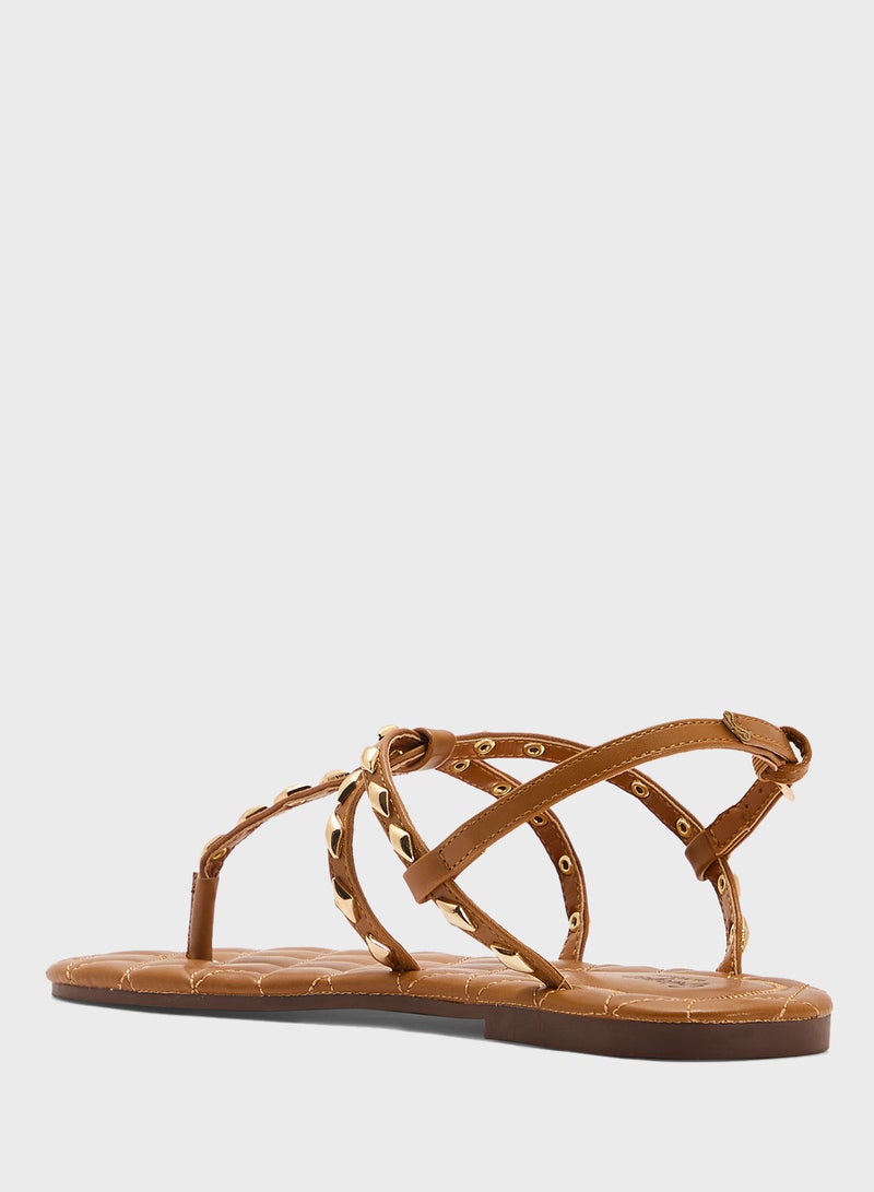 Ginger Studded Thong Sandal  - Image 3
