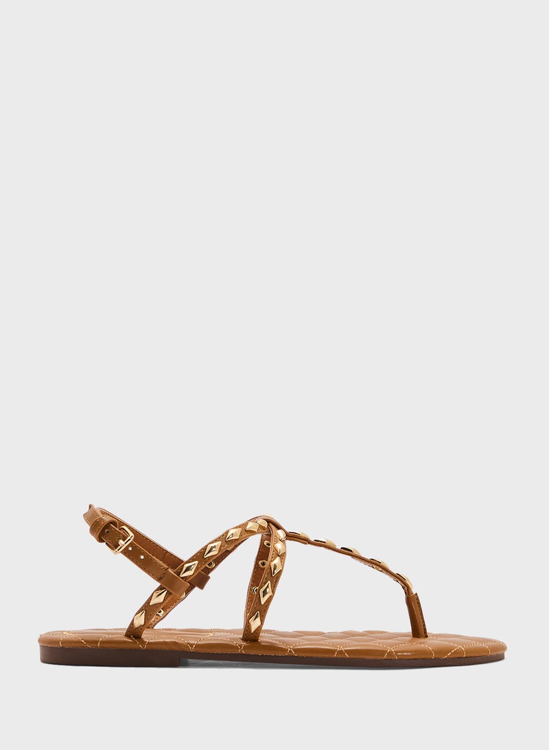 Ginger Studded Thong Sandal  - Image 1
