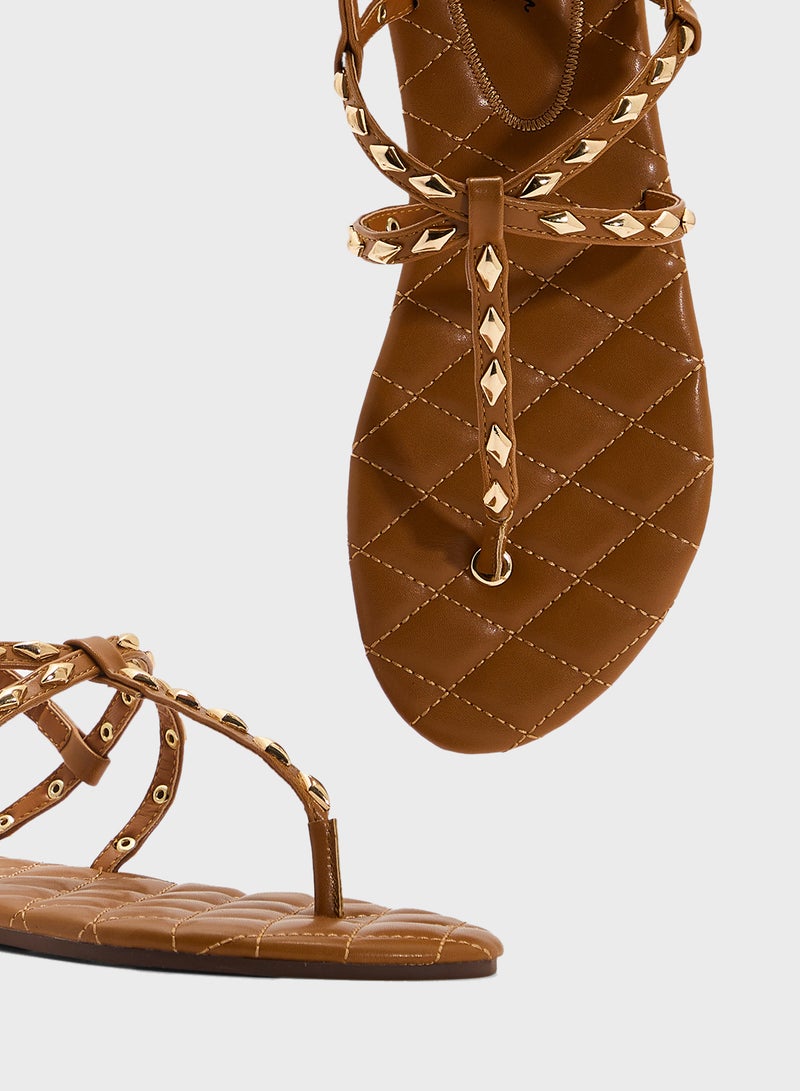 Ginger Studded Thong Sandal  - Image 4