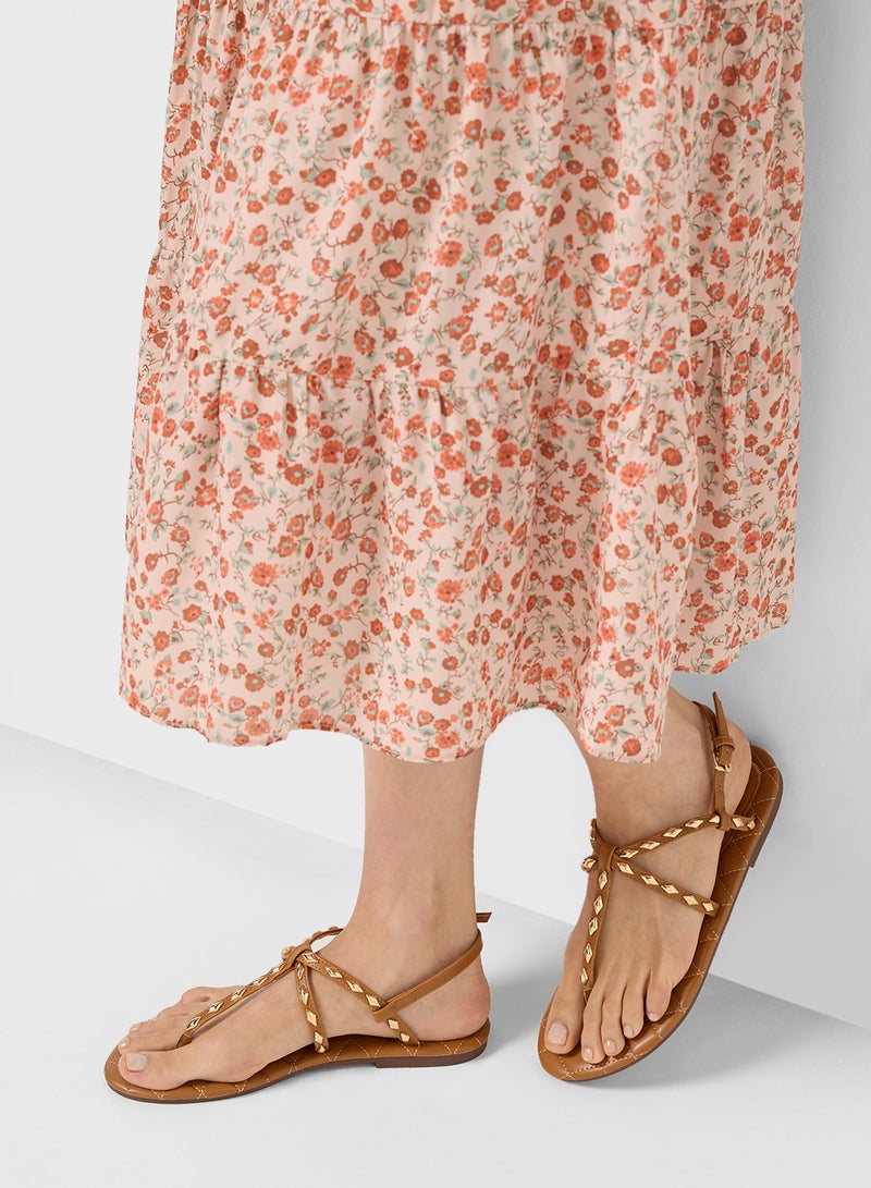 Ginger Studded Thong Sandal  - Image 5