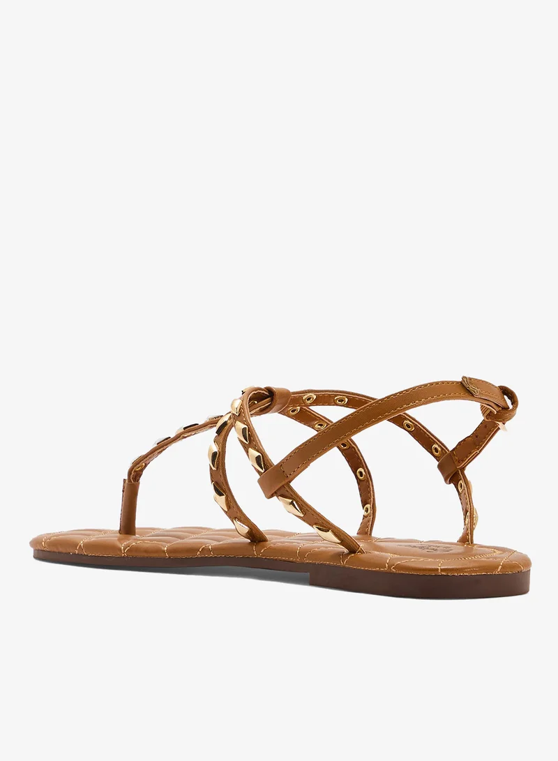 Ginger Studded Thong Sandal