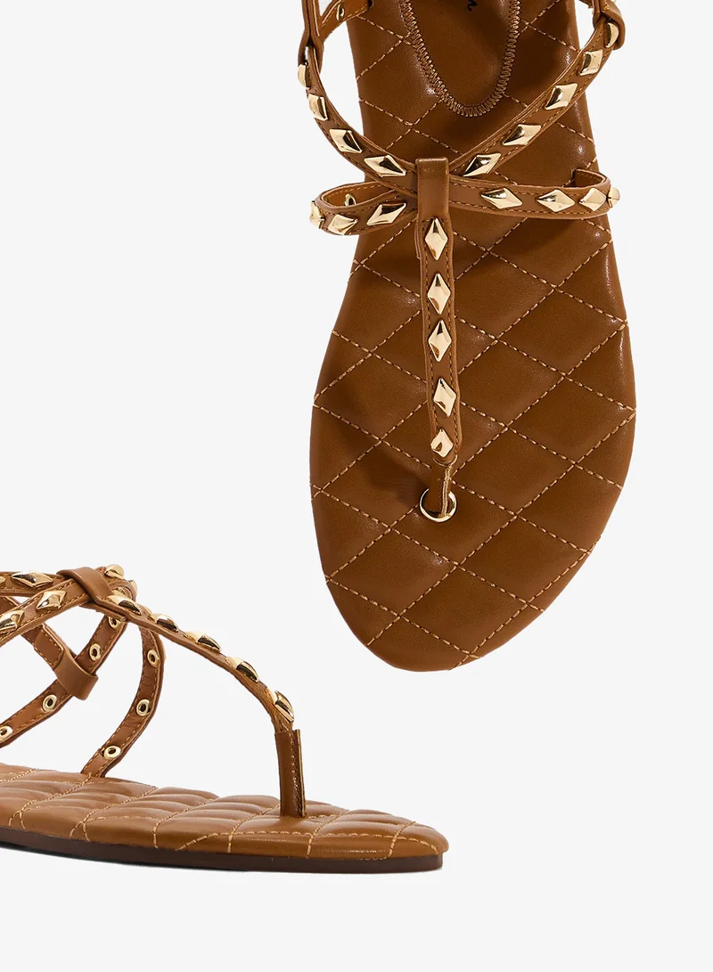 Ginger Studded Thong Sandal