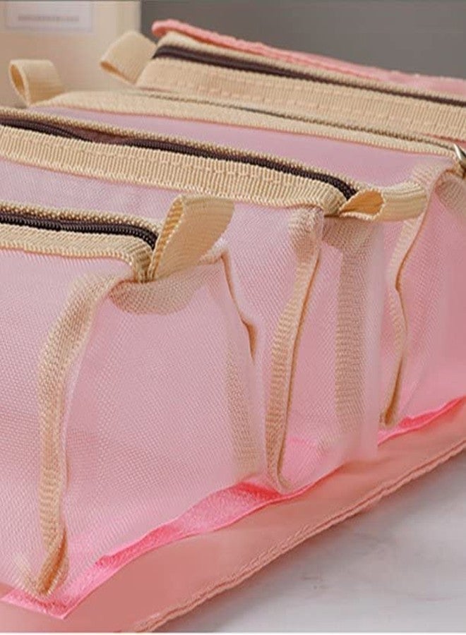 Moxtiza Roll Up 4 in 1 Foldable Toiletry Bag for Travel, Detachable Makeup Pouch, Cosmetic Organizer Bag for Women - Image 3