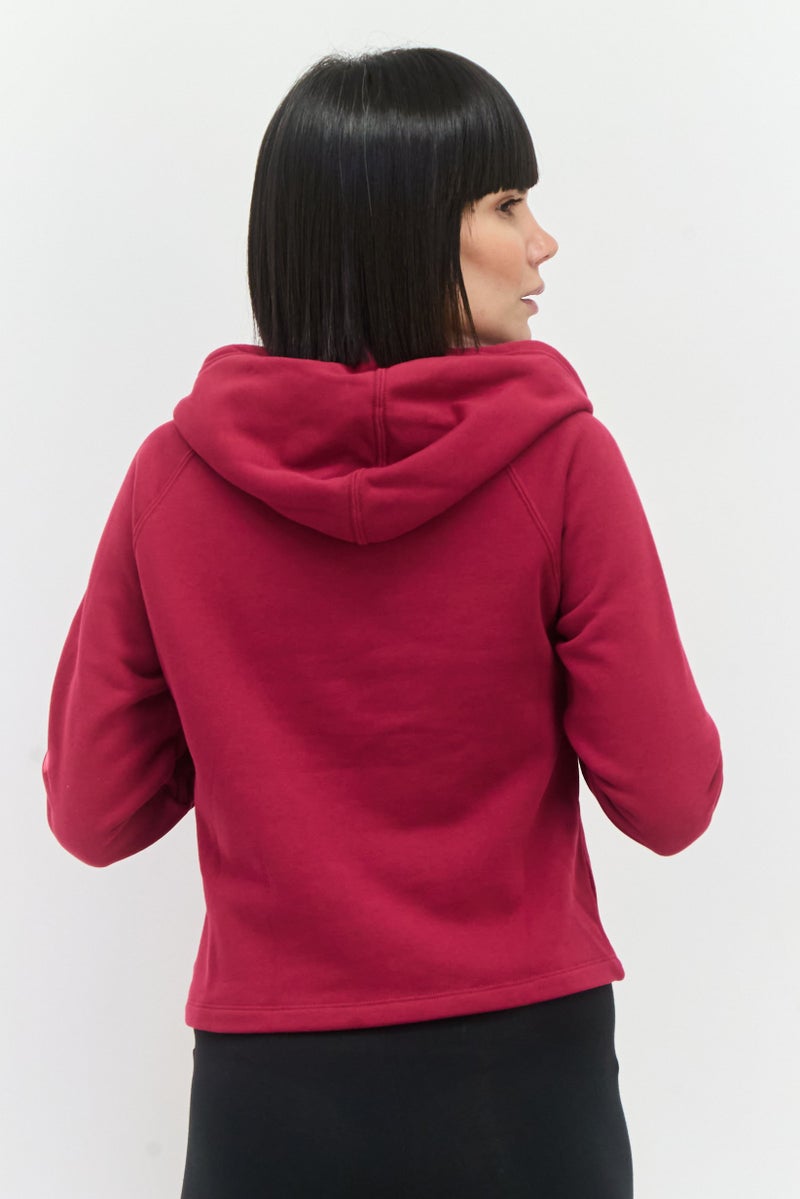 adidas Originals Adidas Originals x Disney Women Sportswear Fit Long Sleeve Outdoor Hoodie, Maroon  - Image 3