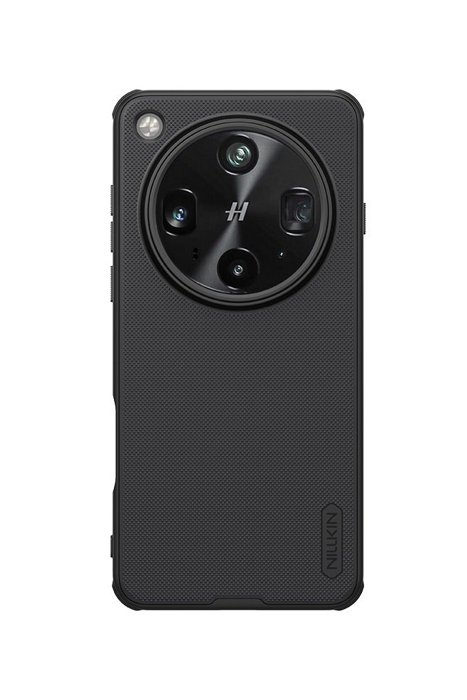 Case for Oppo Find X8 Ultra (6.82 Inch) Super Frosted Shield Pro Hard Back Soft Border (PC + TPU) Shock Absorb Cover Raised Bezel Camera Protect PC Black Color - Image 1