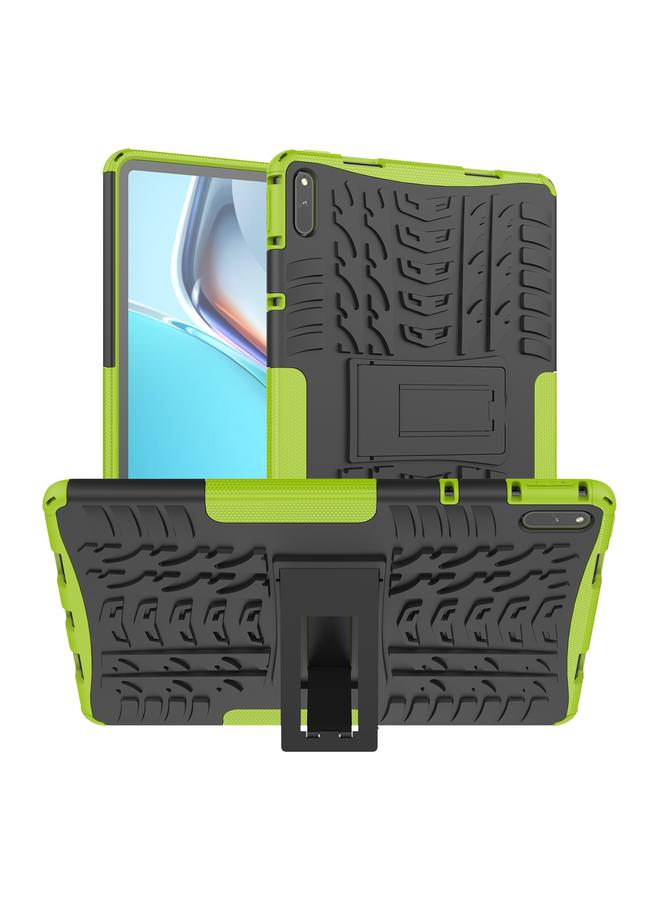 S-TOP Case For Huawei MatePad 11 Tire Texture Shockproof TPU+PC Protective Case with Holder - Image 1