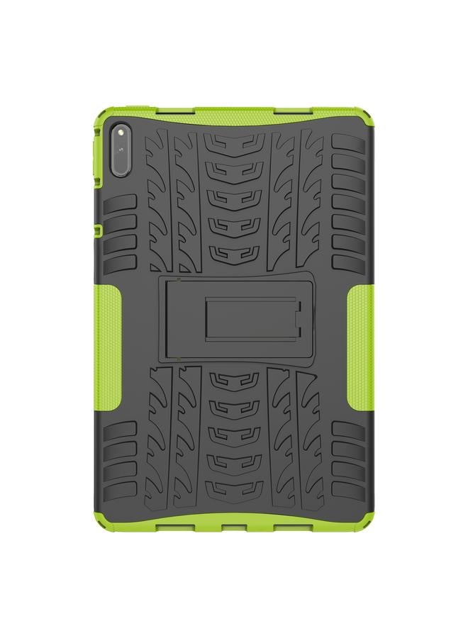 S-TOP Case For Huawei MatePad 11 Tire Texture Shockproof TPU+PC Protective Case with Holder - Image 2