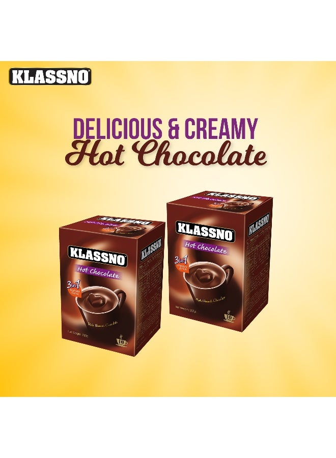 KLASSNO HOT CHOCOLATE MIX 3IN1 (10S) - Image 3