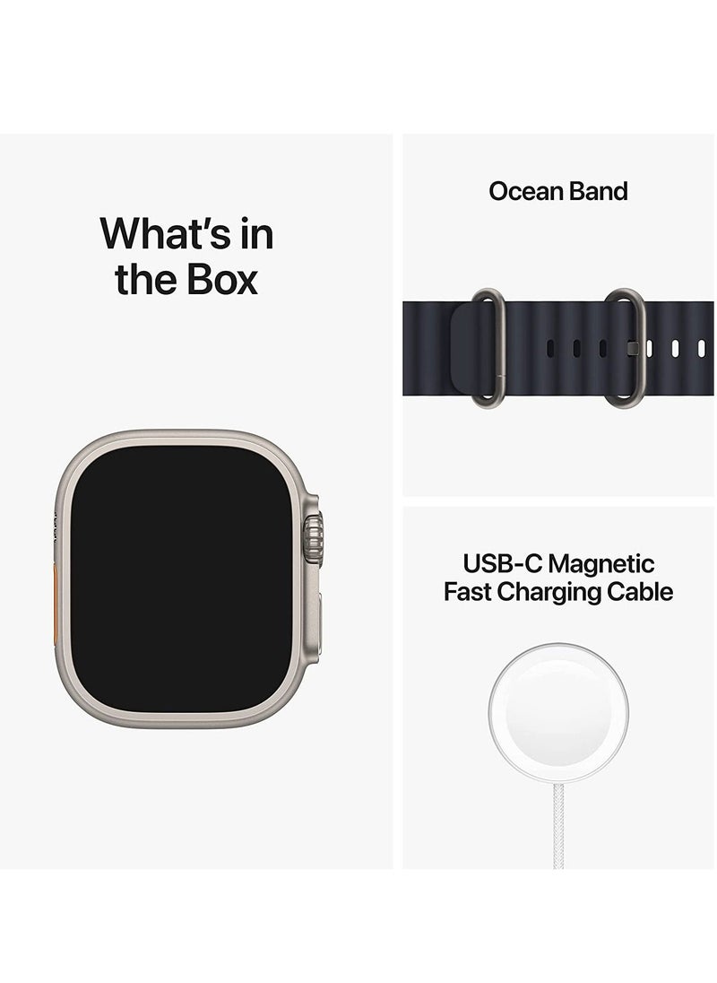 2022 New S8 ultra Smartwatch Series 8 I S8 49mm 1.99 Inch Screen 4 Small Game Dual Straps Ultra8 Smart Watch with Silicone + Nylon Strap (Orange) - Image 4