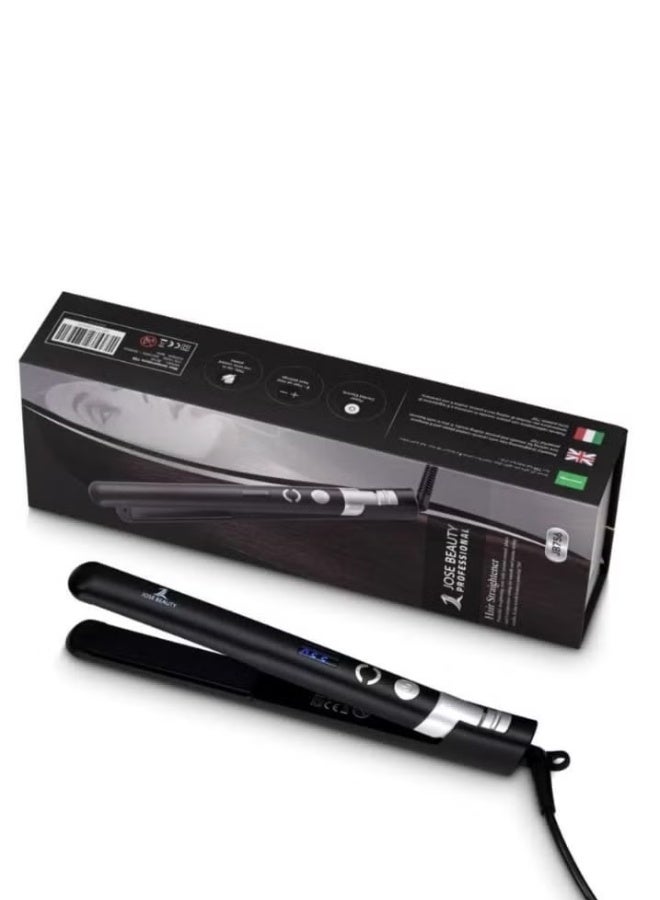 JOSE BEAUTY Ceramic professional hair straightener black/grey
